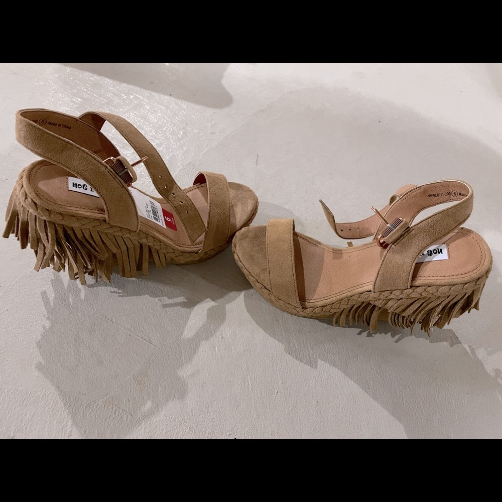 Tan wedges